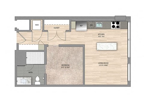 315 S Cesar Chavez Blvd Studio-3 Beds Apartment for Rent - Photo Gallery 18